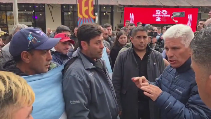 VIDEO | “La olla no espera”: el reclamo de trabajadores de la construcción a Poggi