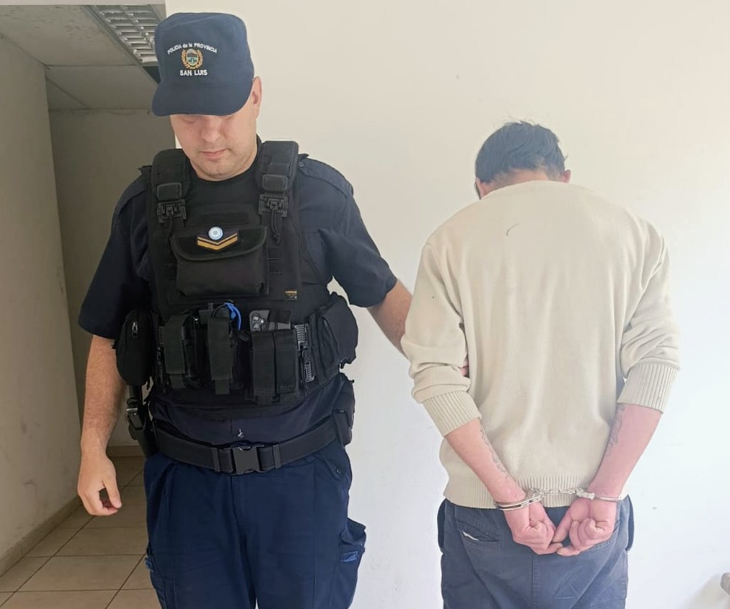 Villa Mercedes: detuvieron a un hombre que violó una restricción y golpeó a su expareja