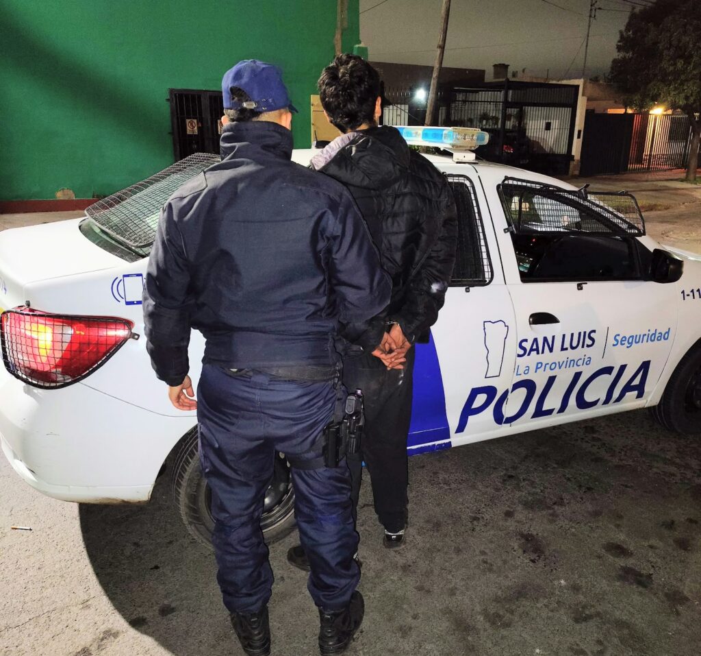 Demoraron a un joven con cables robados del alumbrado público en San Luis