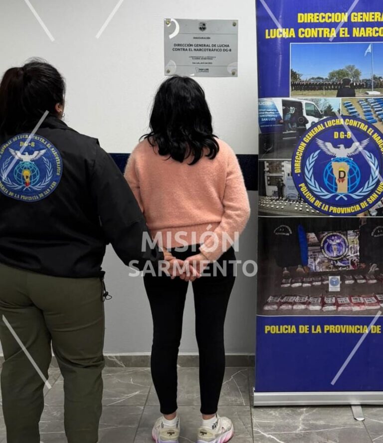 Detuvieron a una mujer vinculada a una red de narcotráfico en el Bº Lucas Rodríguez