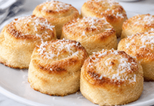 Espirales de coco, las facturas caseras fáciles que son ideales para el mate