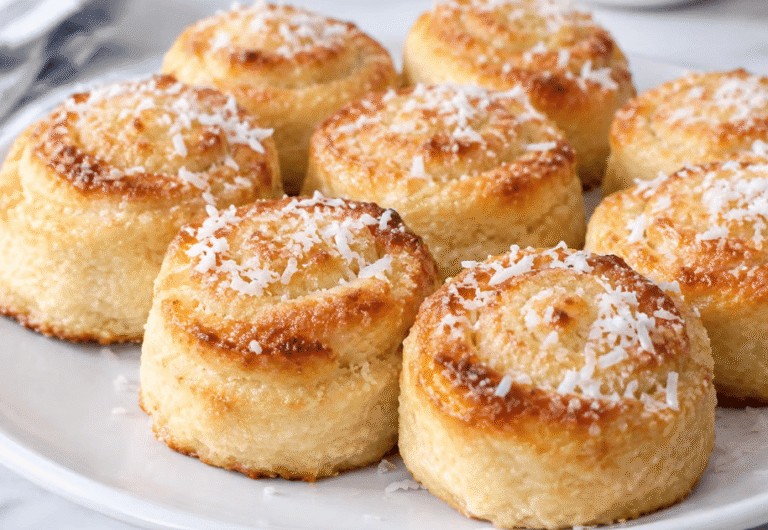 Espirales de coco, las facturas caseras fáciles que son ideales para el mate
