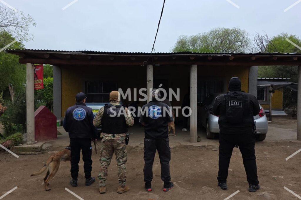 Desarticularon un centro de distribución de drogas en la Villa de Merlo
