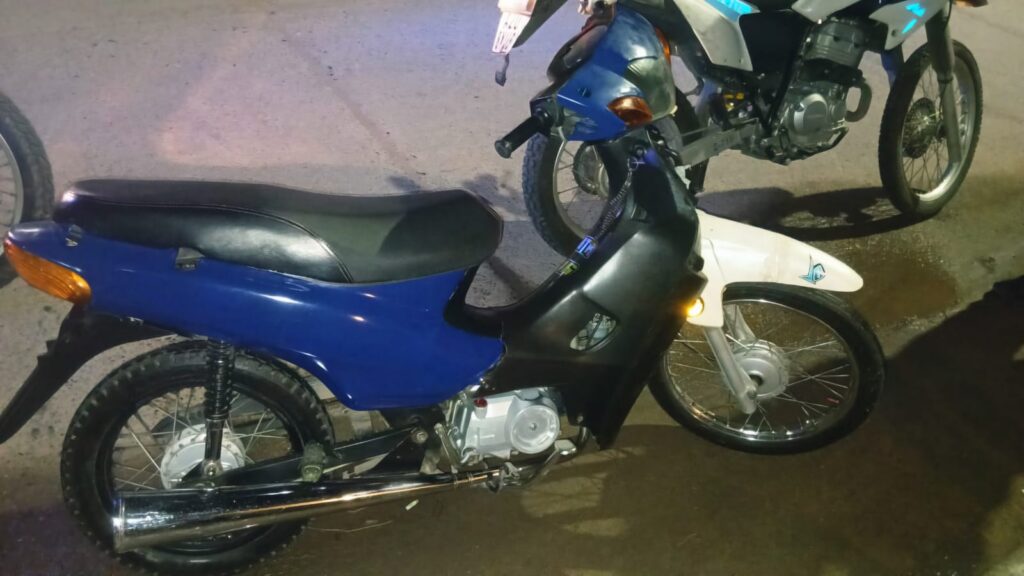Secuestraron una moto con el chasis adulterado y sin patente en la que circulaba un joven