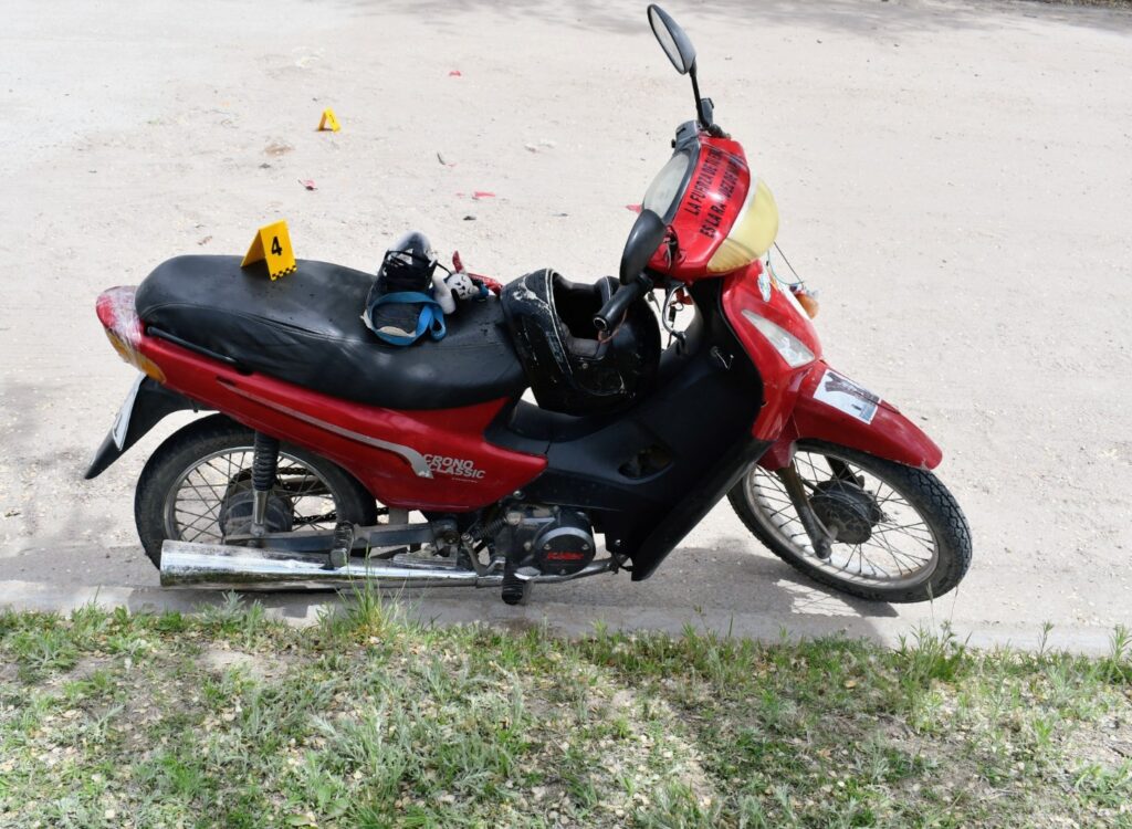 Un motociclista de 17 años resultó herido en un choque contra un camión en Tilisarao