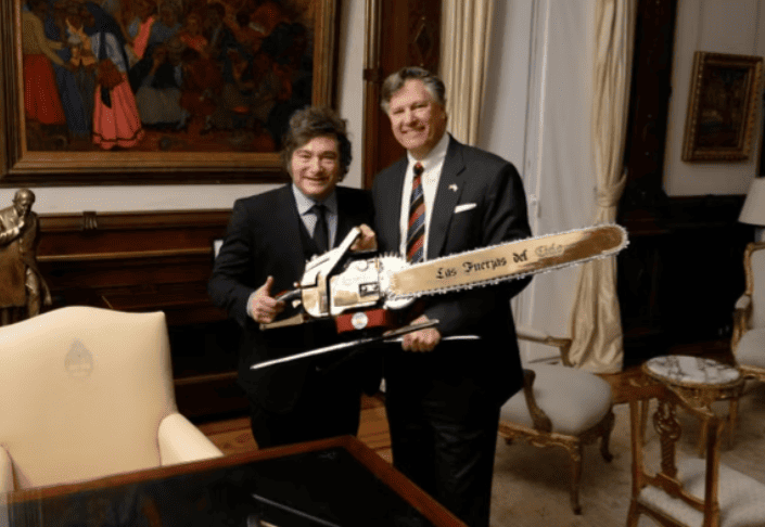 En medio de la tensión por Malvinas, Javier Milei recibió a un funcionario de Donald Trump